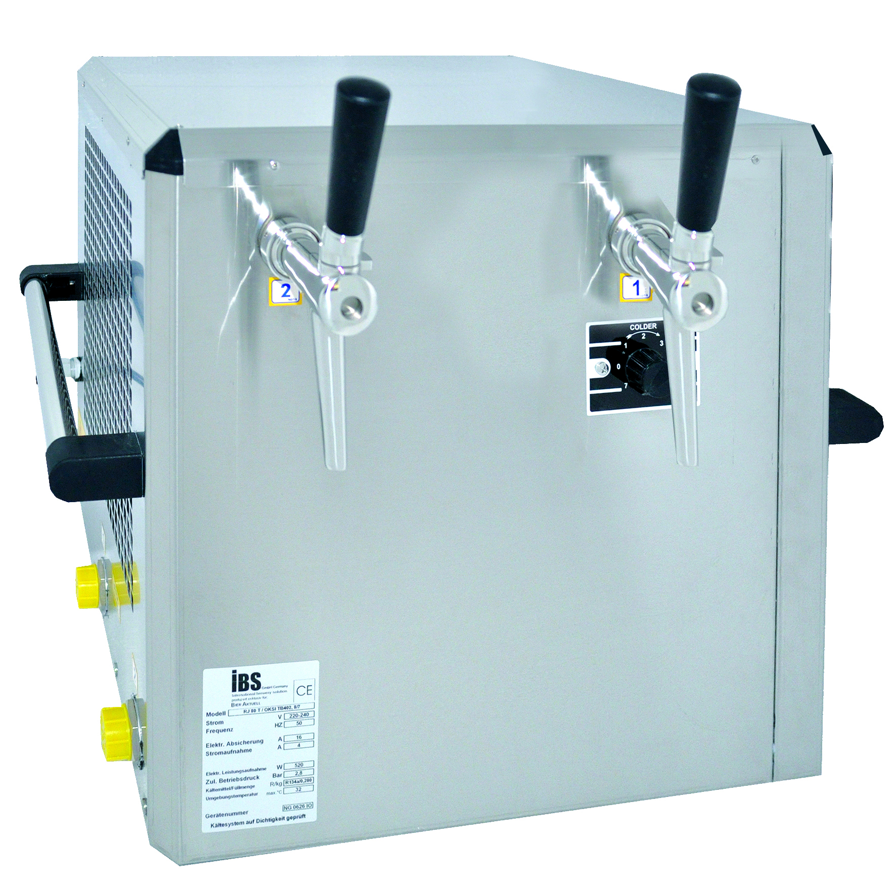 Bierkühler Zapfanlage 2 leitig, 80 Liter/h Zapfleistung-ajB153M-IBS GmbH Bierkühler Zapfanlage 2 leitig, 80 Liter/h Zapfleistung-ajB153M-Bierkühler Trocken Durchlaufkühler-IBS GmbH