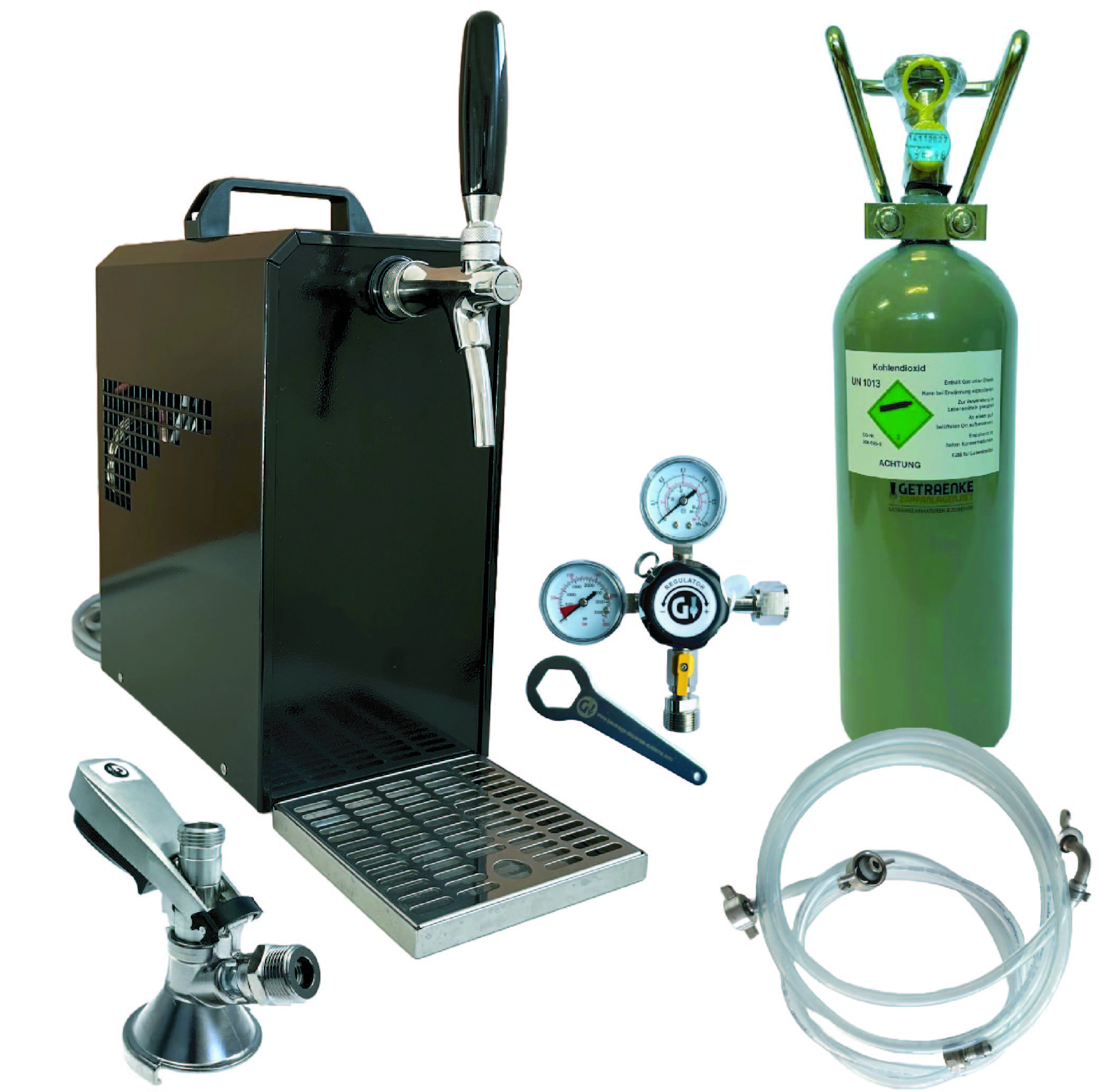 Conjunto completo de distribuidor de cerveja, 35 litros/h