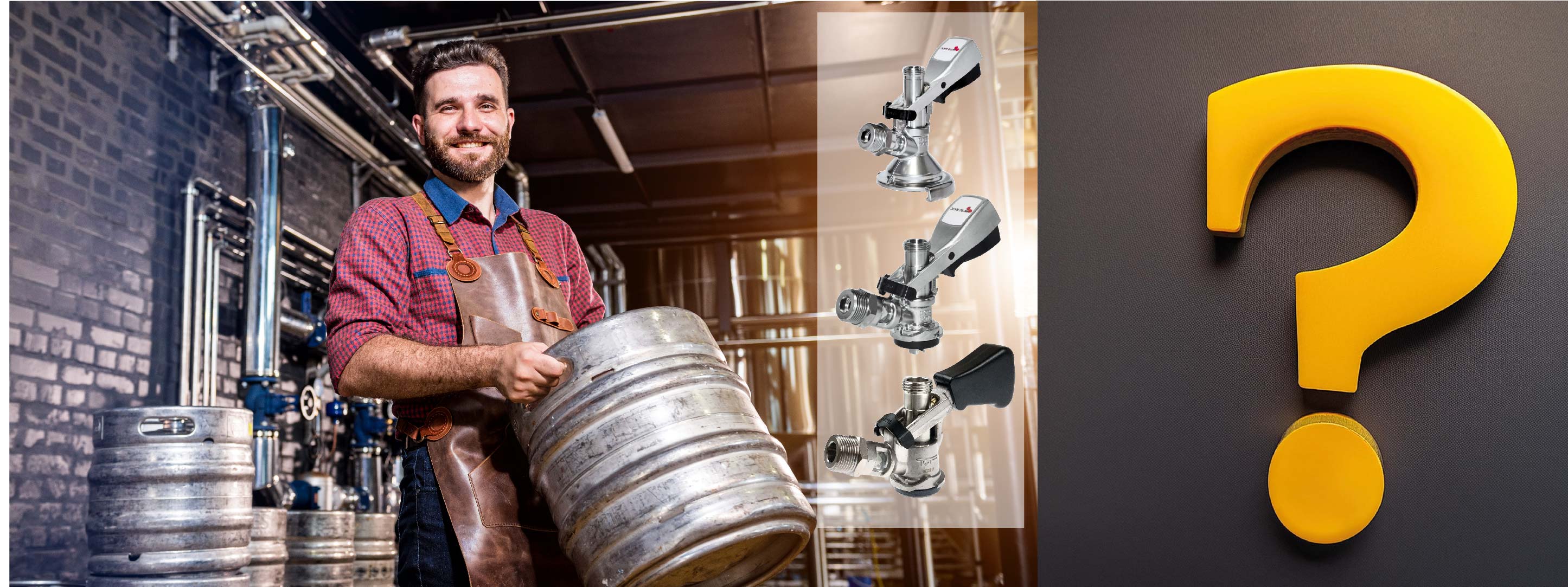 Cabeças de distribuição KEG - Que cabeça de distribuição se adapta a cada barril de cerveja