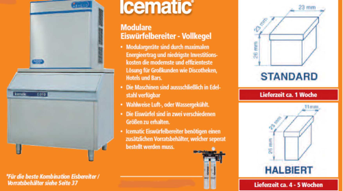 N 202 M und N 202 MW Modulare Eiswürfelbereiter Vollkegel-N202MM-icematic N 202 M und N 202 MW Modulare Eiswürfelbereiter Vollkegel-N202MM--icematic