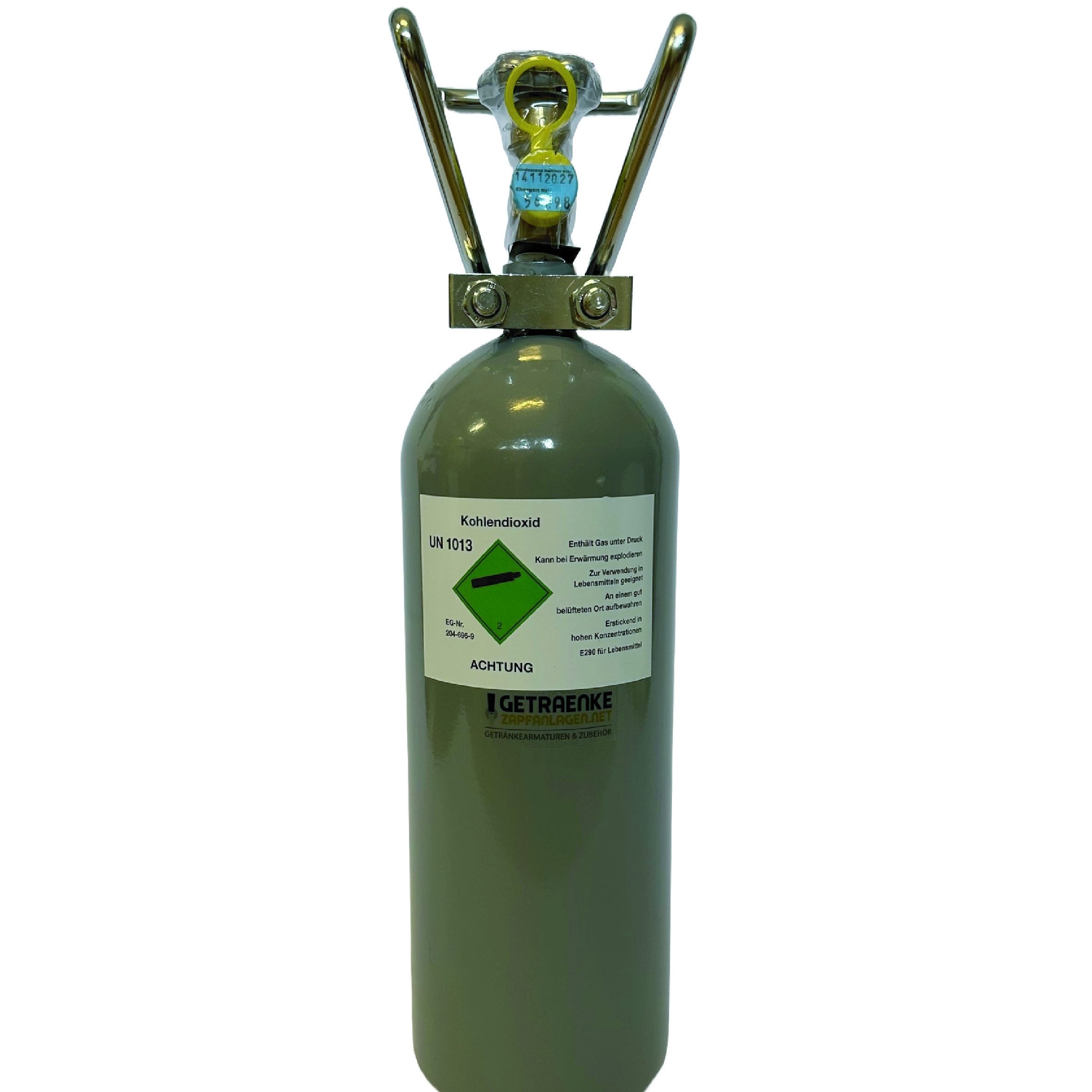 Garrafa de CO2 de 2,0 kg para distribuidor de cerveja, cheia Garrafa de CO2 de 2,0 kg para distribuidor de cerveja, cheia