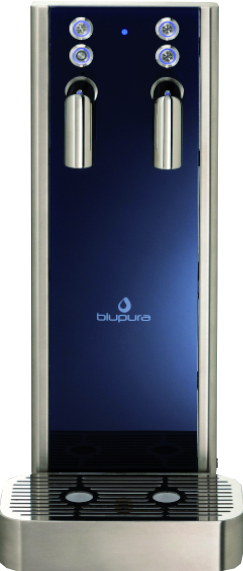 Wasserspender BLUGLASS Tower 3W-900934-Blupura Wasserspender BLUGLASS Tower 3W-900934-Wasserspender, Wasserausschanksäulen, Oberthekenausführung-Blupura