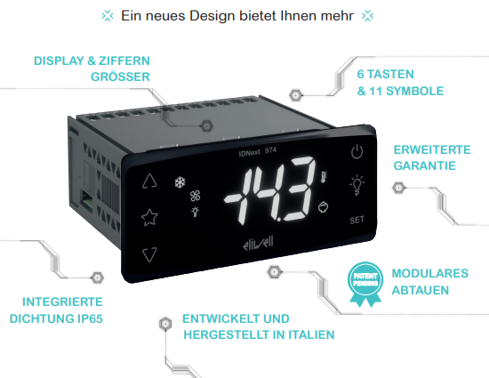 controlador de refrigeração eliwell ID 971 Plus controlador de refrigeração eliwell ID 971 Plus