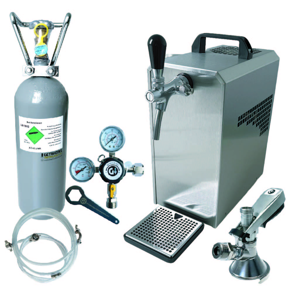 Conjunto completo de distribuidor de cerveja, 35 litros/h