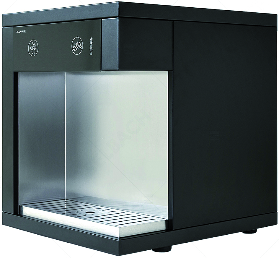 AQUA QUBE Oberthekengerät CT 30 schwarz-1-2-30ST-Selbach AQUA QUBE Oberthekengerät CT 30 schwarz-1-2-30ST-Wasserspender, Wasserausschanksäulen,  Oberthekenausführung-Selbach