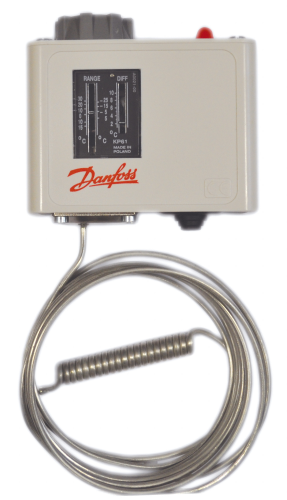 Thermostat Danfoss KP61 MIT Stop Autoschalter-vsKP61B-Danfoss Thermostat Danfoss KP61 MIT Stop Autoschalter-vsKP61B-Thermostat Danfoss KP61, Danfoss 060L112866-Danfoss