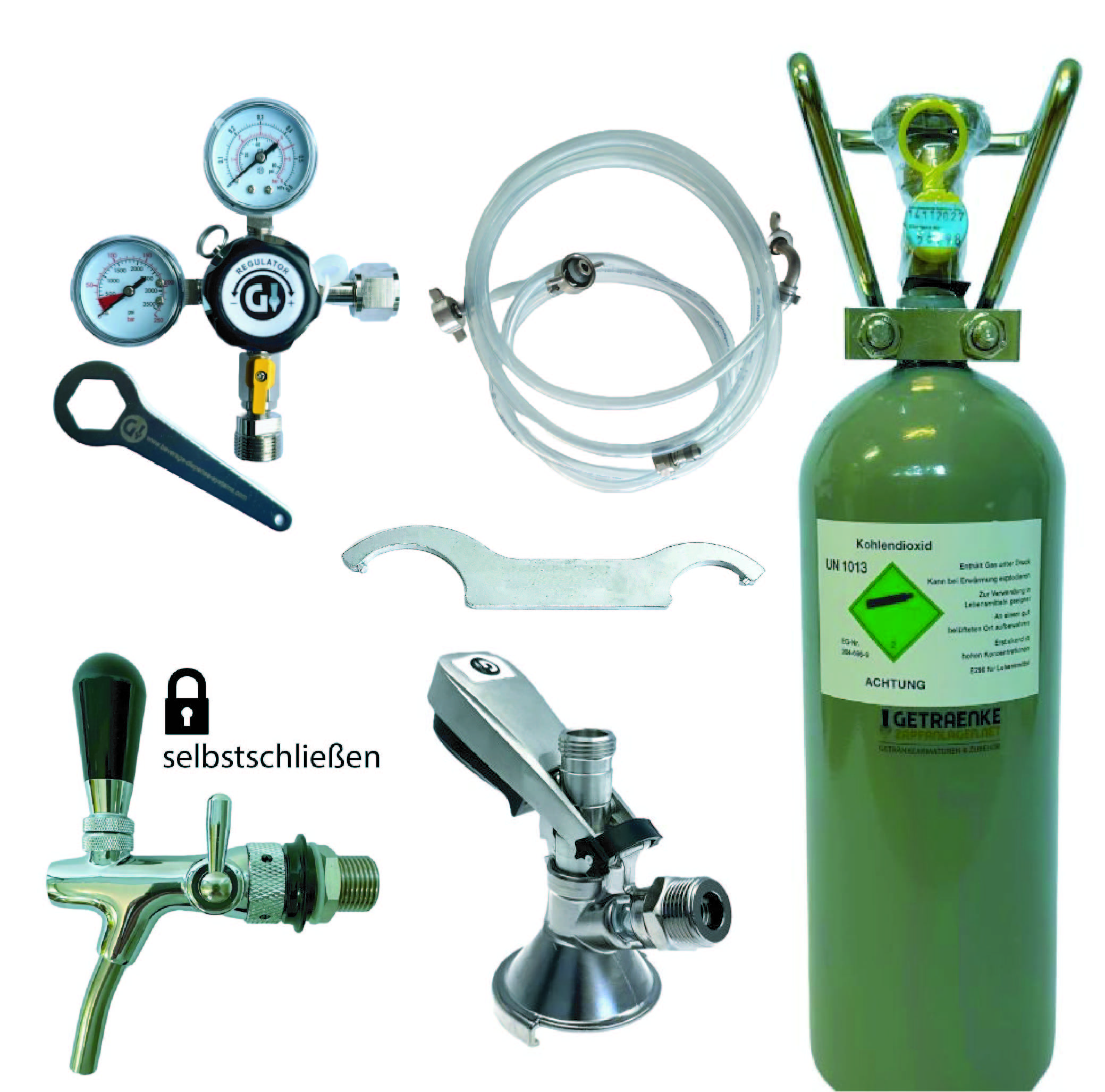 Conjunto de acessórios para distribuidor de cerveja Conjunto de acessórios para distribuidor de cerveja