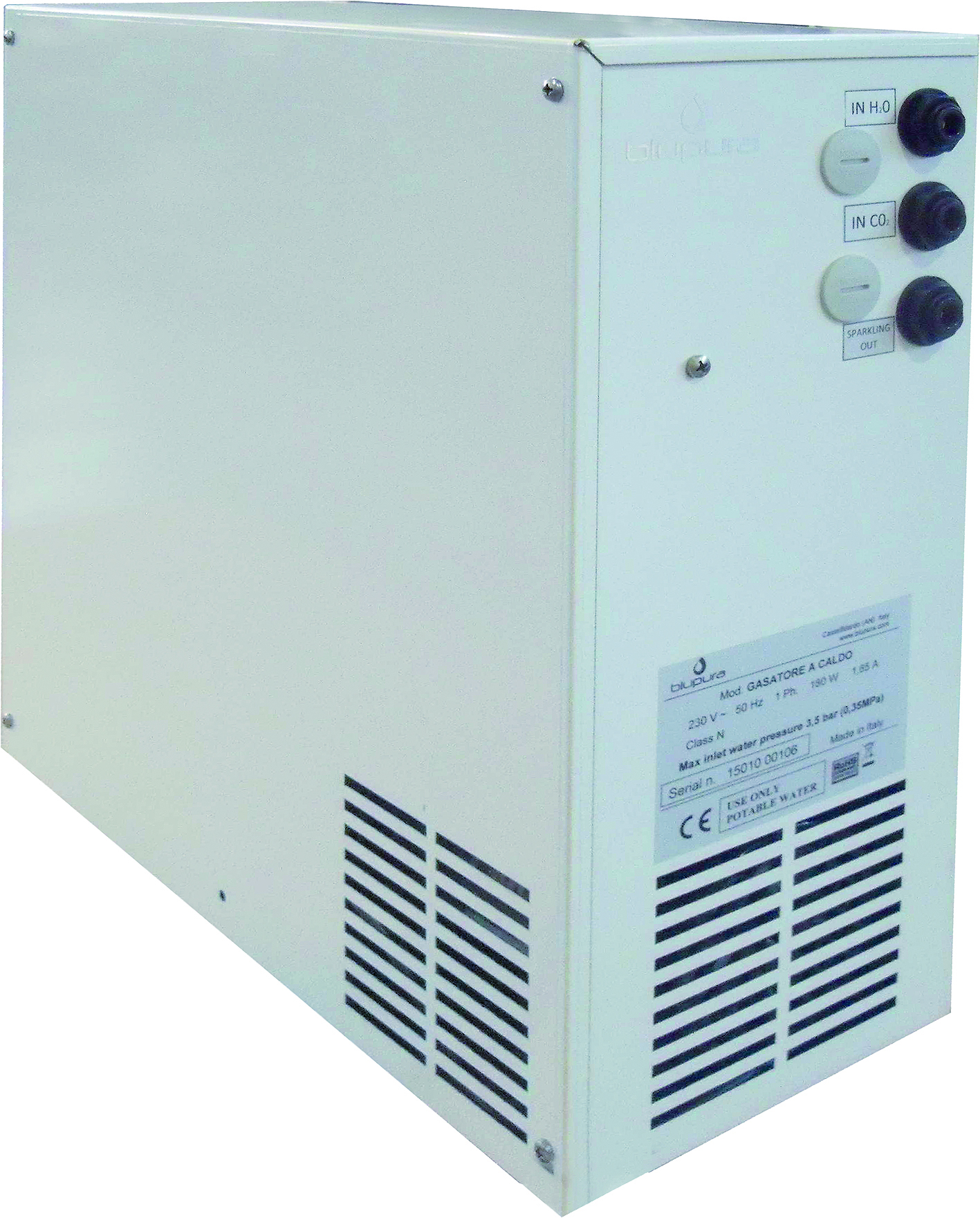 Blupura Warmkarbonator Sprudelwassergerät-SW10697-Blupura Blupura Warmkarbonator Sprudelwassergerät-SW10697-Blupura 900112, Blupura Sprudelwasser Warmcarbonator, Sprudelwasser Zapfanlage, Schankanlage, Bierhahn, Bierzapfanlage, Tafelwasserkühler-Blupura