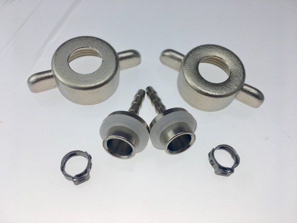 Conjunto de anilhas para mangueira de CO2 4 mm Redutor de pressão para torneira de cerveja