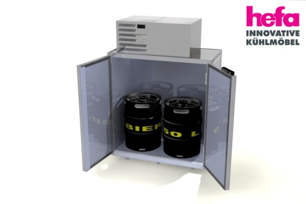 Pré-refrigerador de barris Refrigerador de barris Caixa de barris para 2 barris KEG