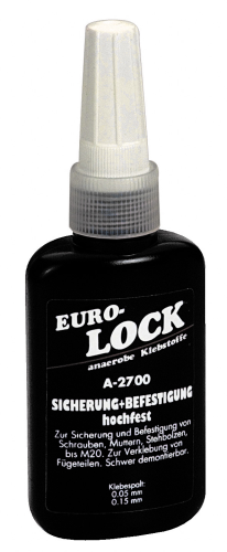 EURO LOCK Fecho de parafuso adesivo metálico