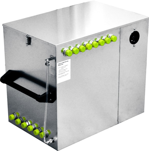 Refrigerador de cerveja Unidade de refrigeração húmida 6 linhas, 100 litros/h Unidade de refrigeração combinada