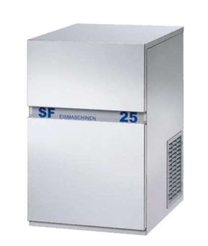 SF25 Máquina de gelo em cone com recipiente de armazenamento